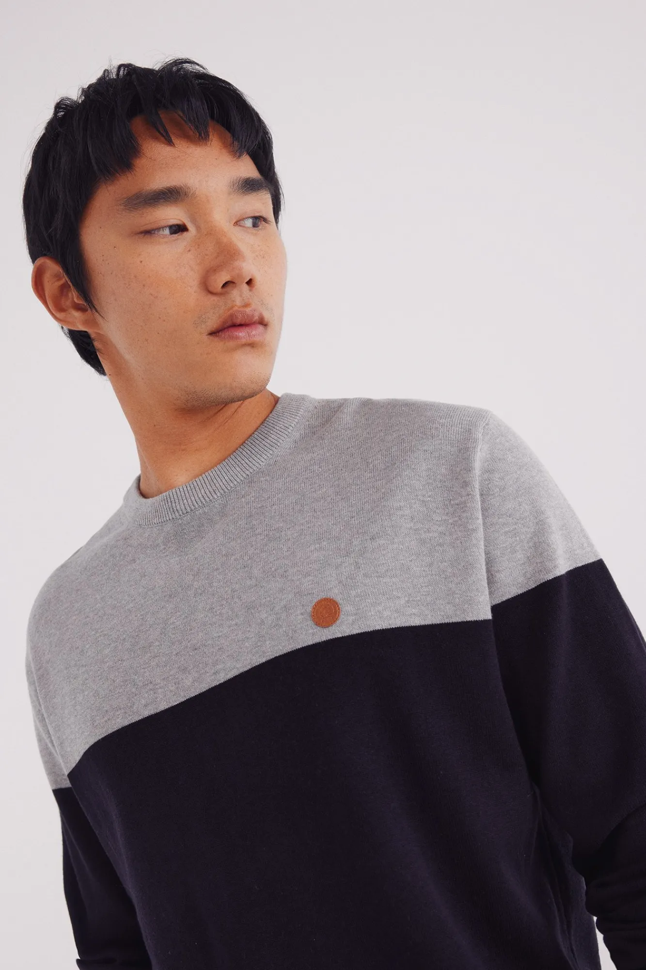 Hot Springfield Pull basique à blocs de couleurs