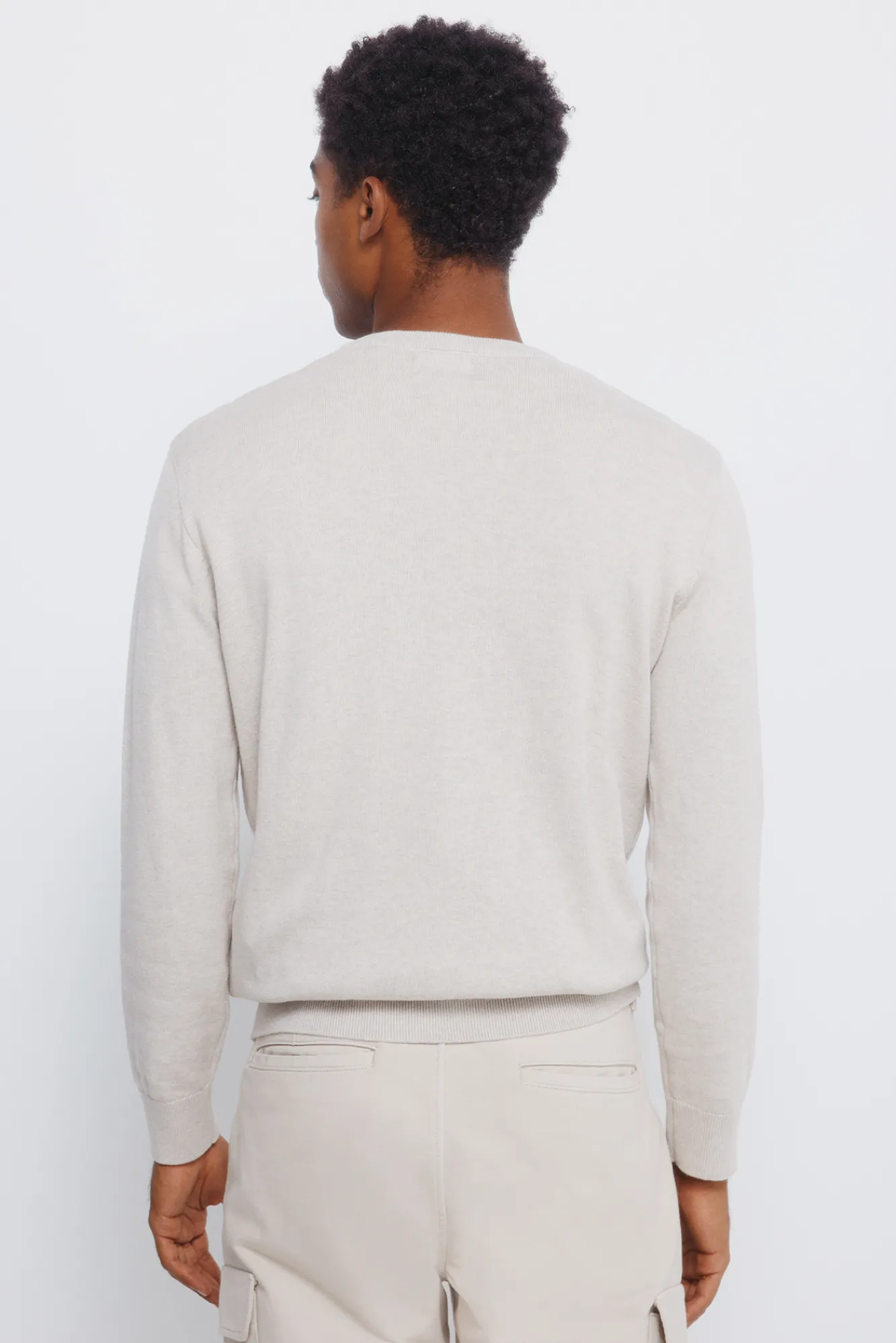 Springfield Pull basique à col en V nude