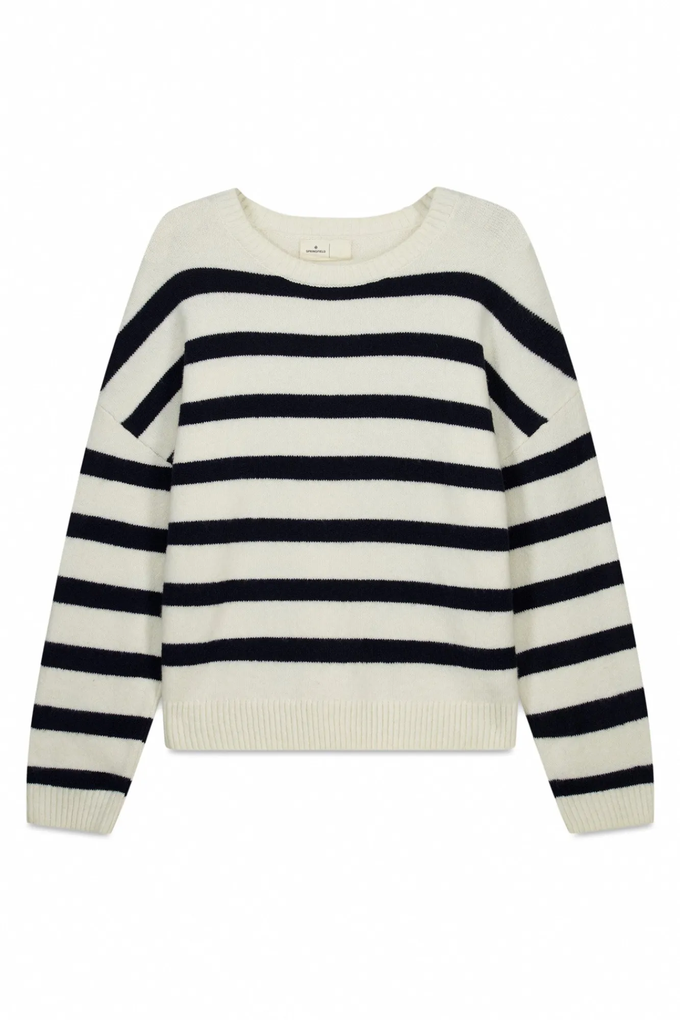 Clearance Springfield Pull épaules tombantes marron
