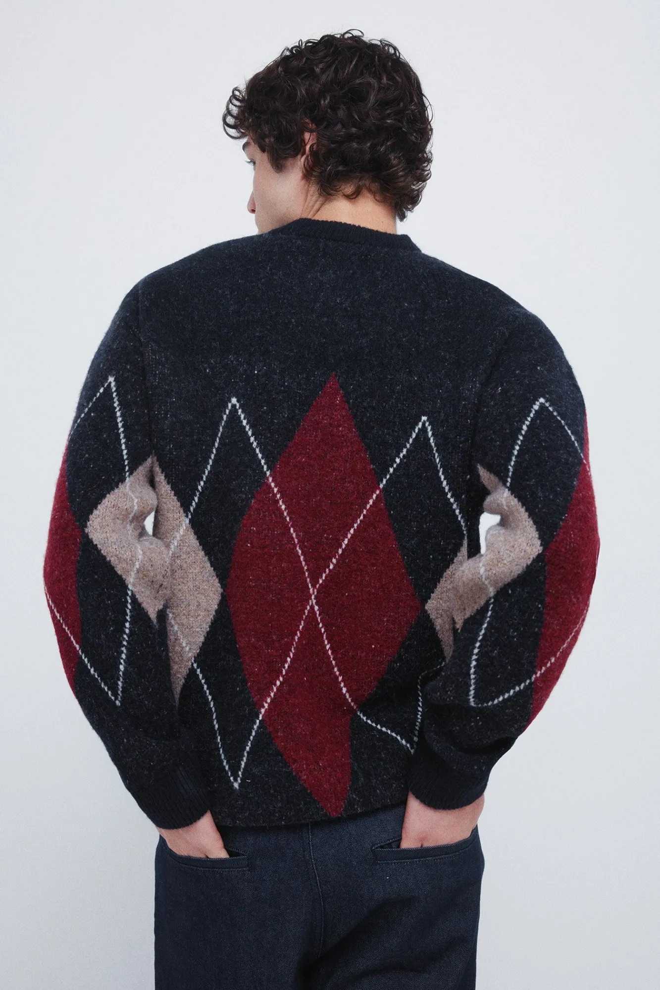 Discount Springfield Pull fantaisie à motifs de losanges imprimé