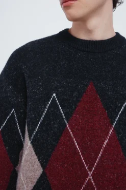 Discount Springfield Pull fantaisie à motifs de losanges imprimé