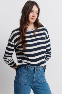 Online Springfield Pull fin manches longues à rayures