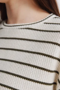 Online Springfield Pull fin manches longues à rayures