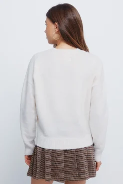 Online Springfield Pull intarsia pour chien «Cuddly» blanc