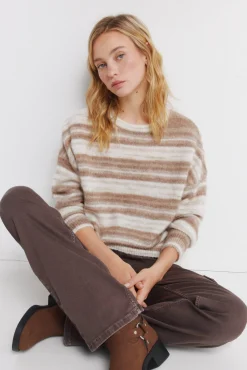 New Springfield Pull rayures d&eacute;grad&eacute;es nude