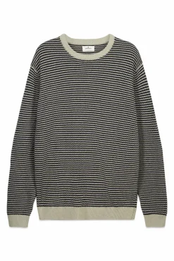 New Springfield Pull structur&eacute; bicolore bleu