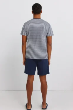 Sale Springfield Pyjama court Garfield bleu