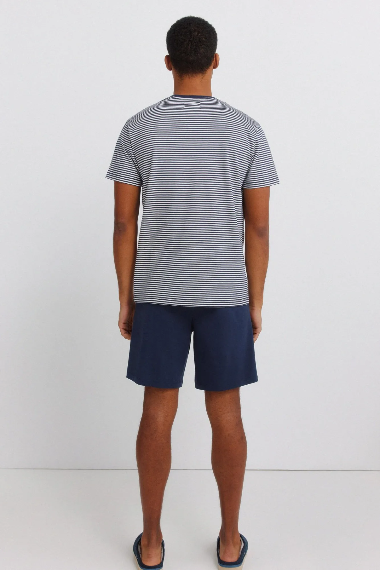 Sale Springfield Pyjama court Garfield bleu