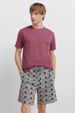 Springfield Pyjama court Star Wars rouge