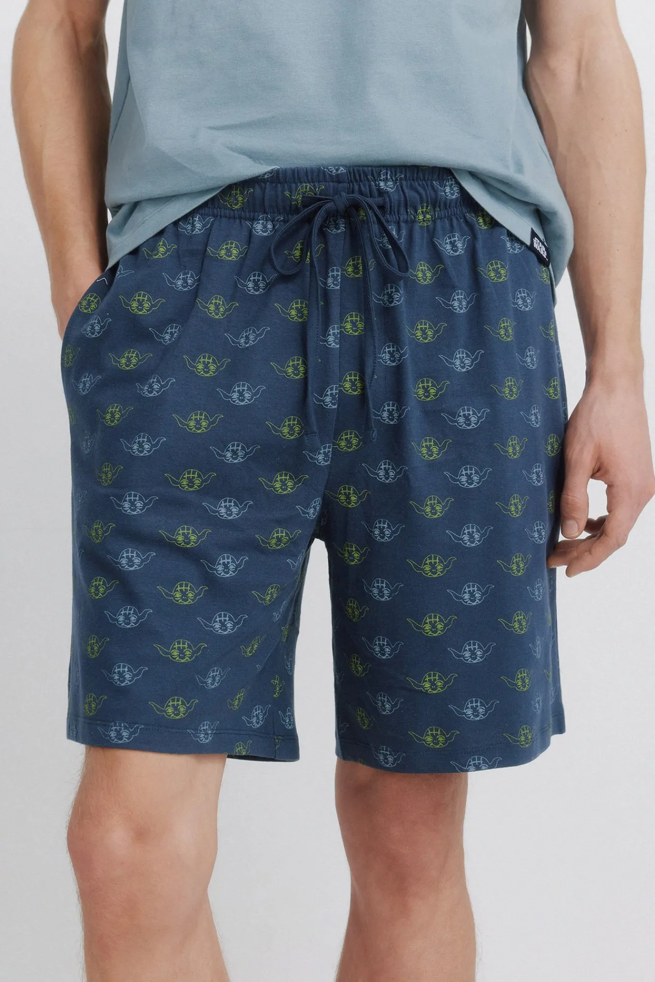 Hot Springfield Pyjama court Star Wars bleu