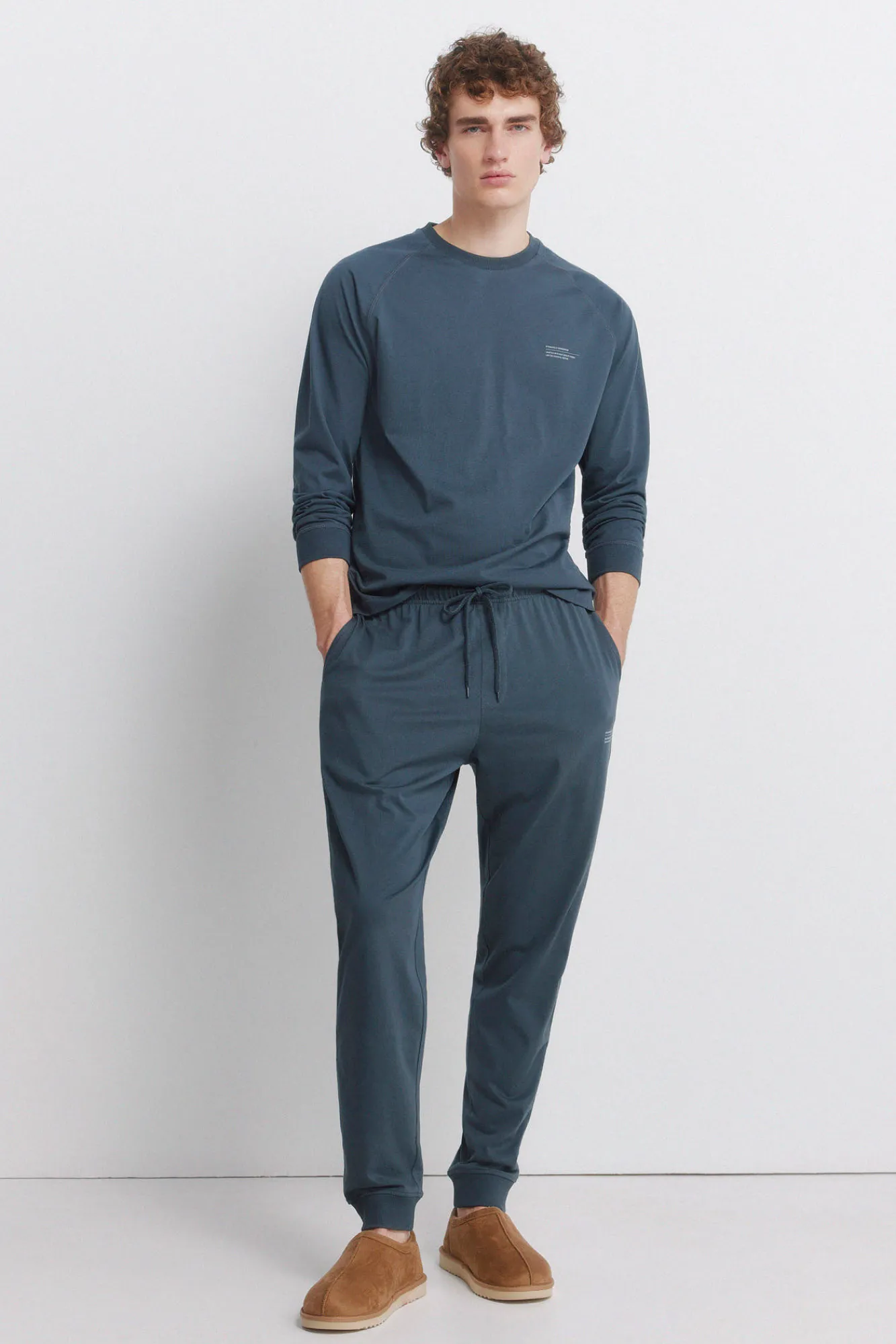 Outlet Springfield Pyjama long basique bleu