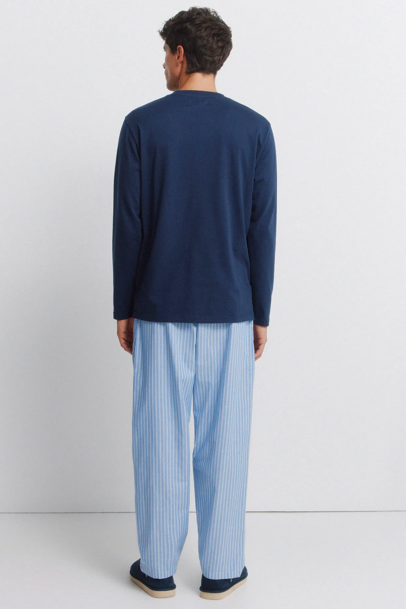 Online Springfield Pyjama long rayures bleu
