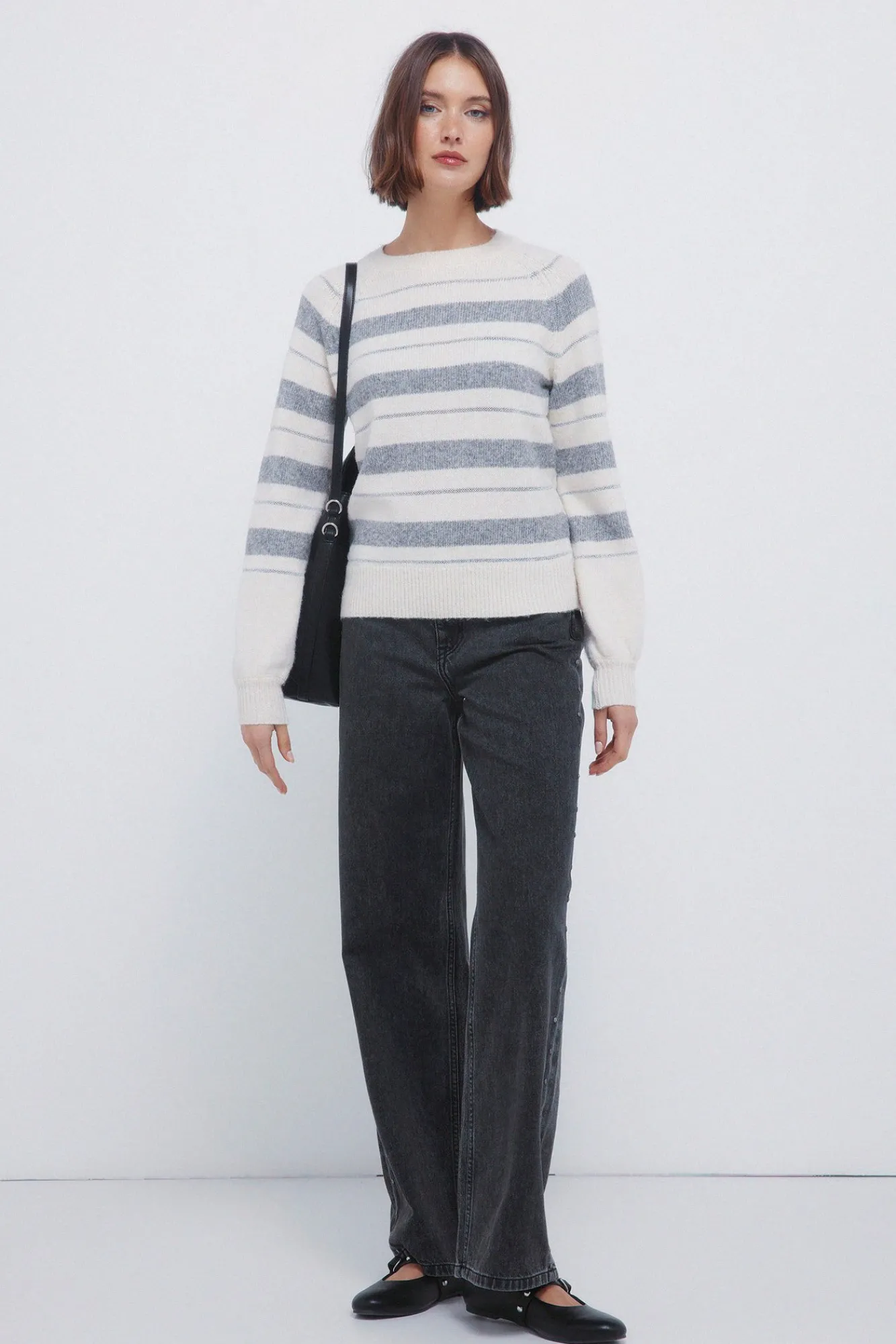 Best Springfield Rayures en pull beige