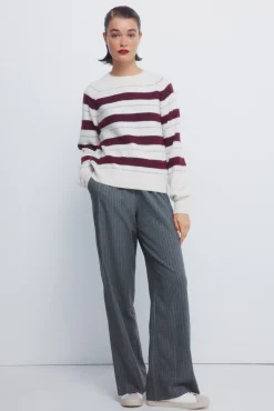 Best Springfield Rayures en pull rouge