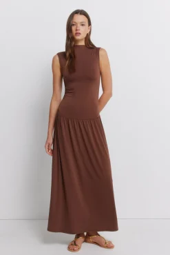 Outlet Springfield Robe froncée nude