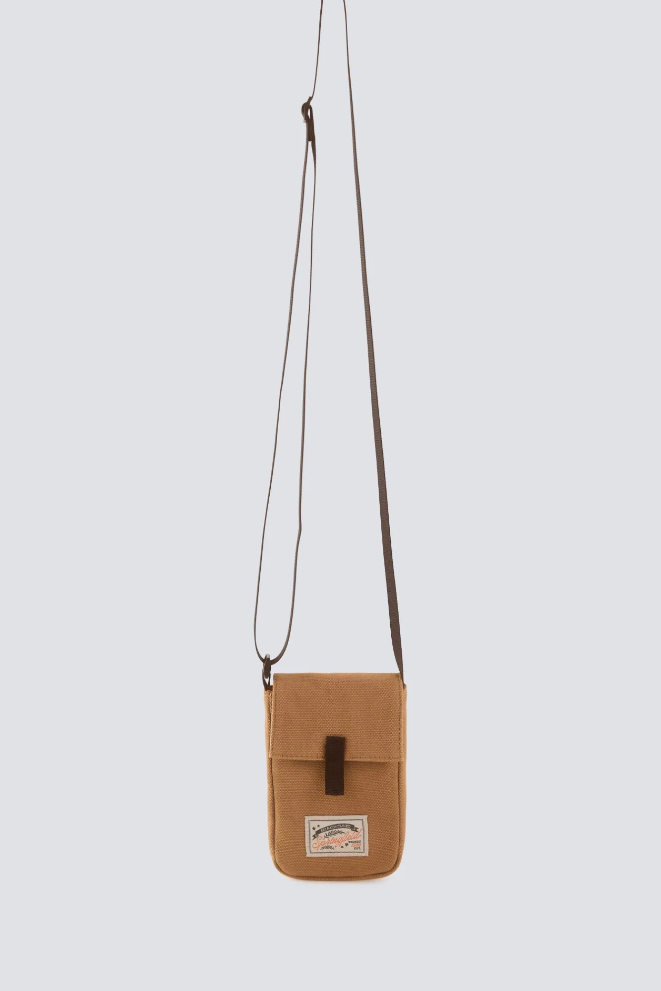 Springfield Sac petit porté croisé marron