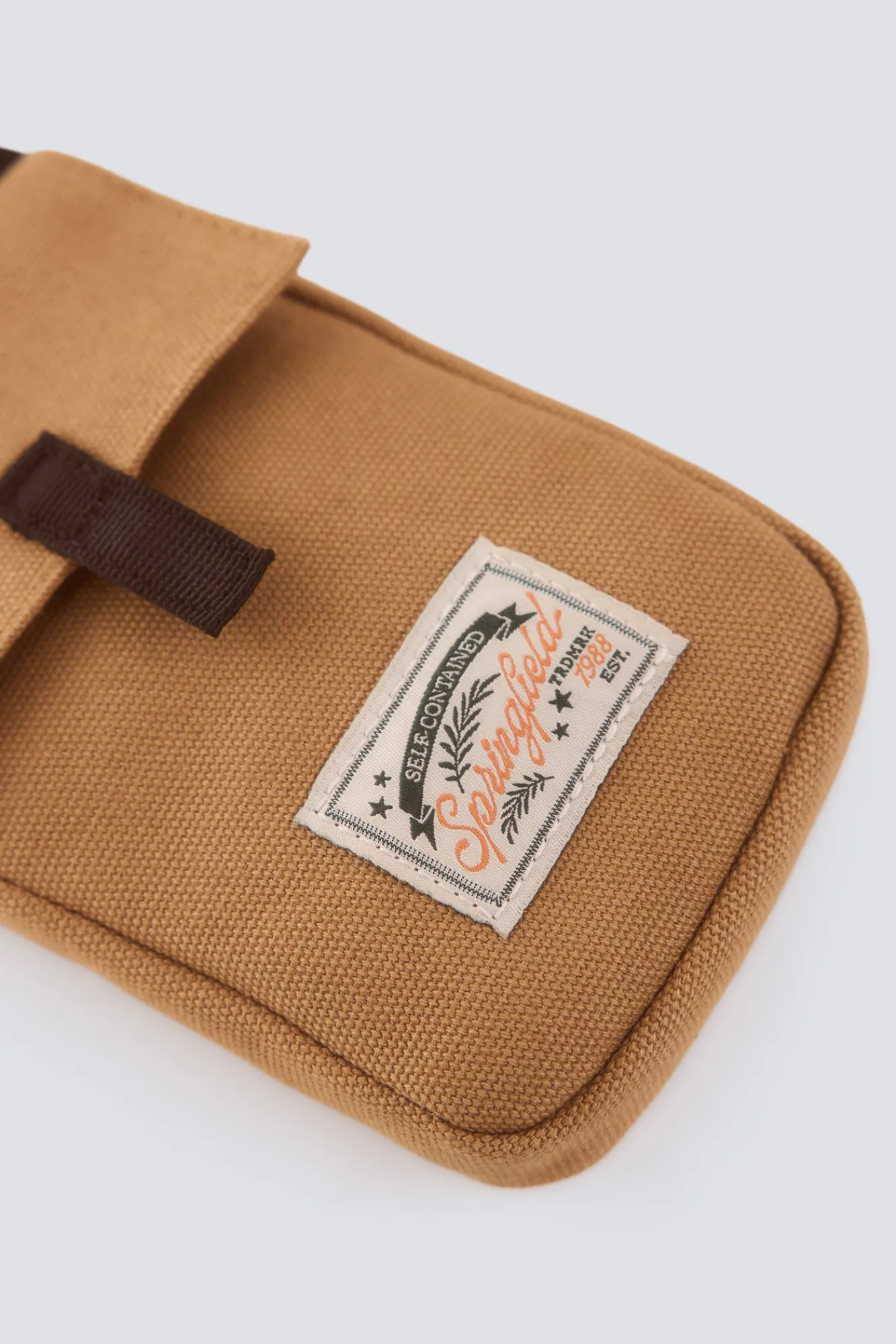 Springfield Sac petit porté croisé marron