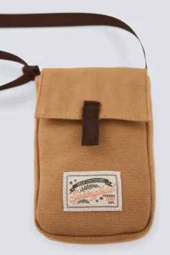 Springfield Sac petit porté croisé marron