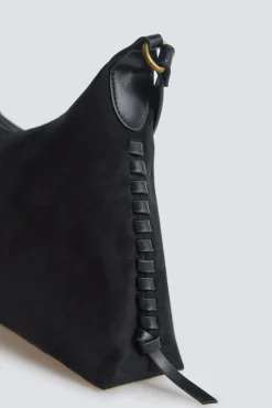 Hot Springfield Sac shopping effet daim noir