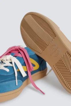 Best Springfield Sneaker en cuir rétro