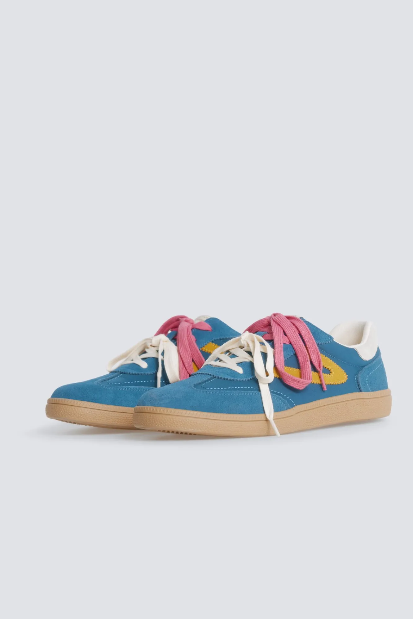 Best Springfield Sneaker en cuir rétro