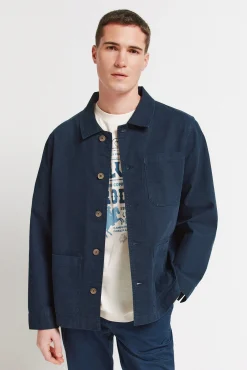 Clearance Springfield Surchemise en coton bleu