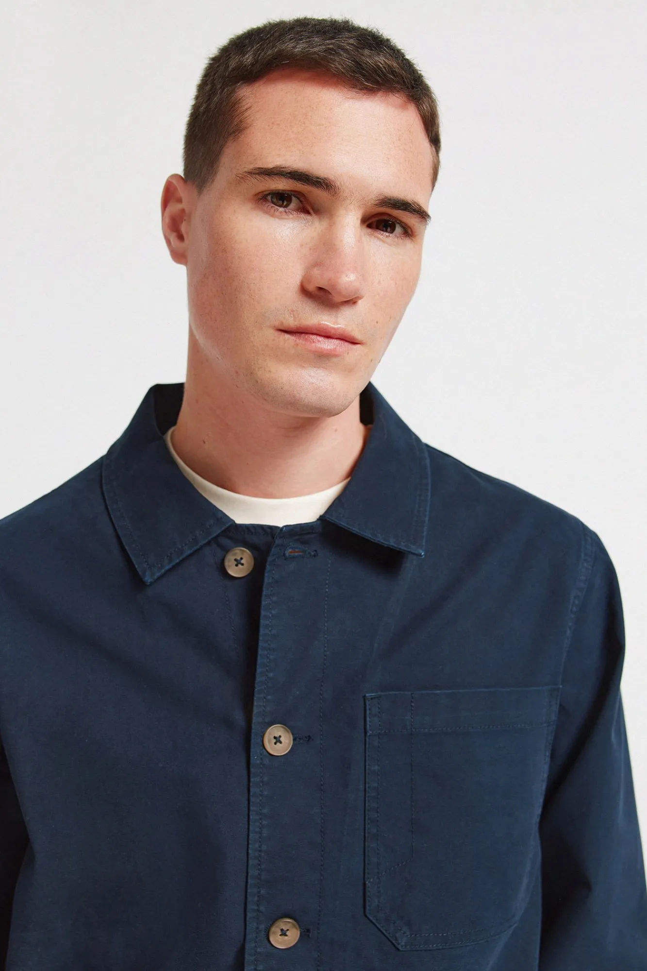 Clearance Springfield Surchemise en coton bleu