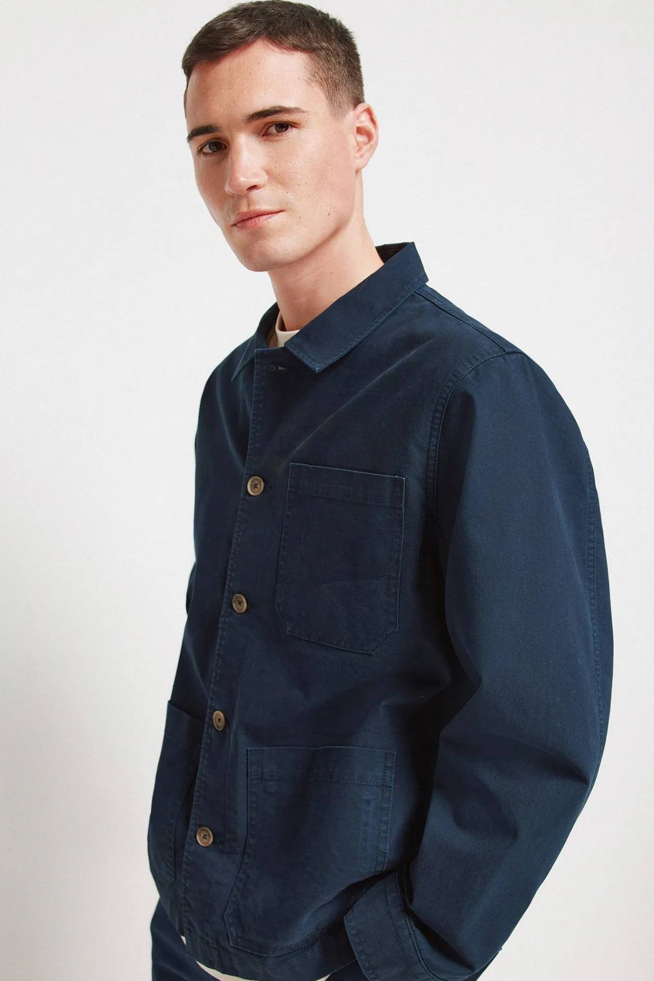 Clearance Springfield Surchemise en coton bleu