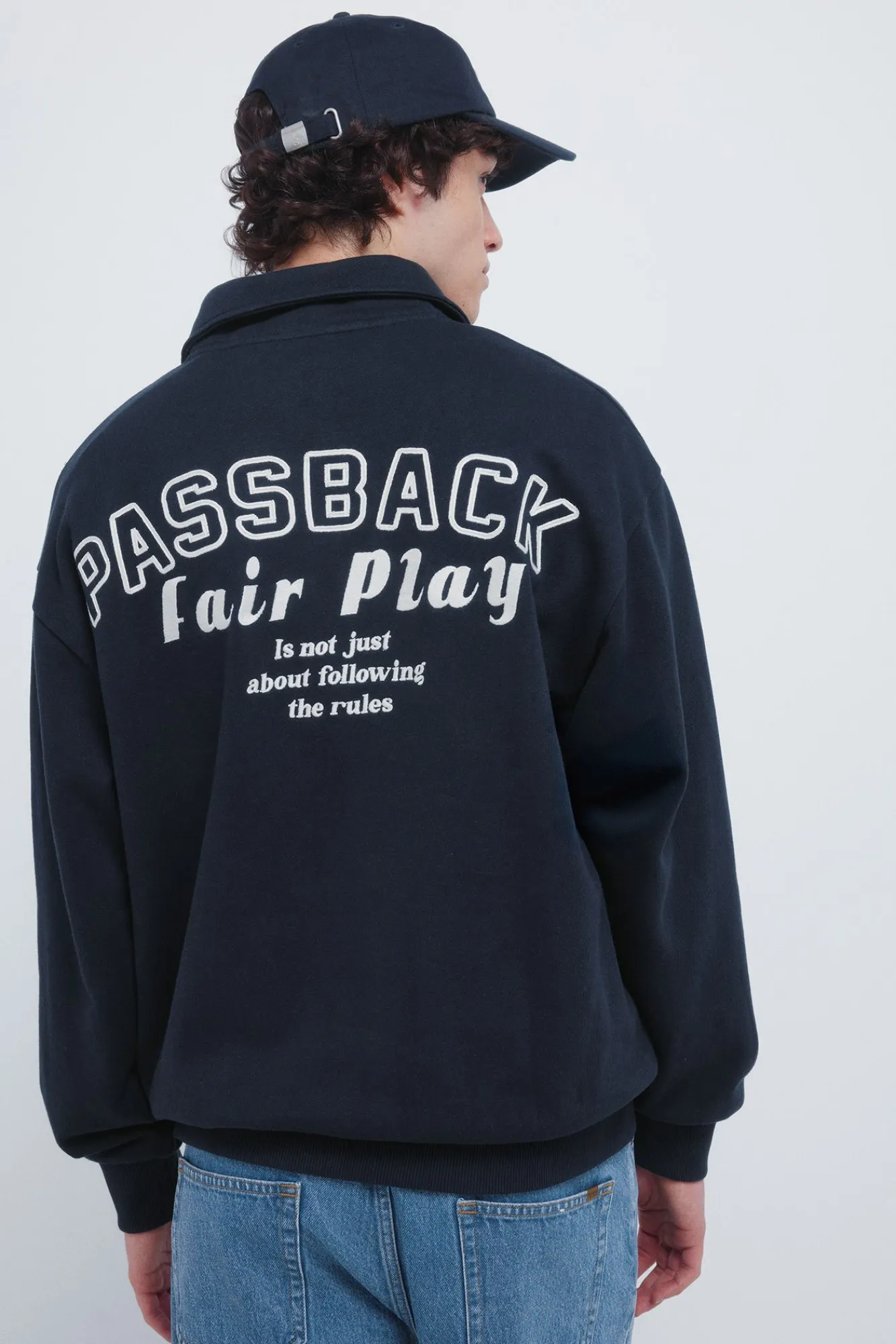 Best Springfield sweat-shirt bleu