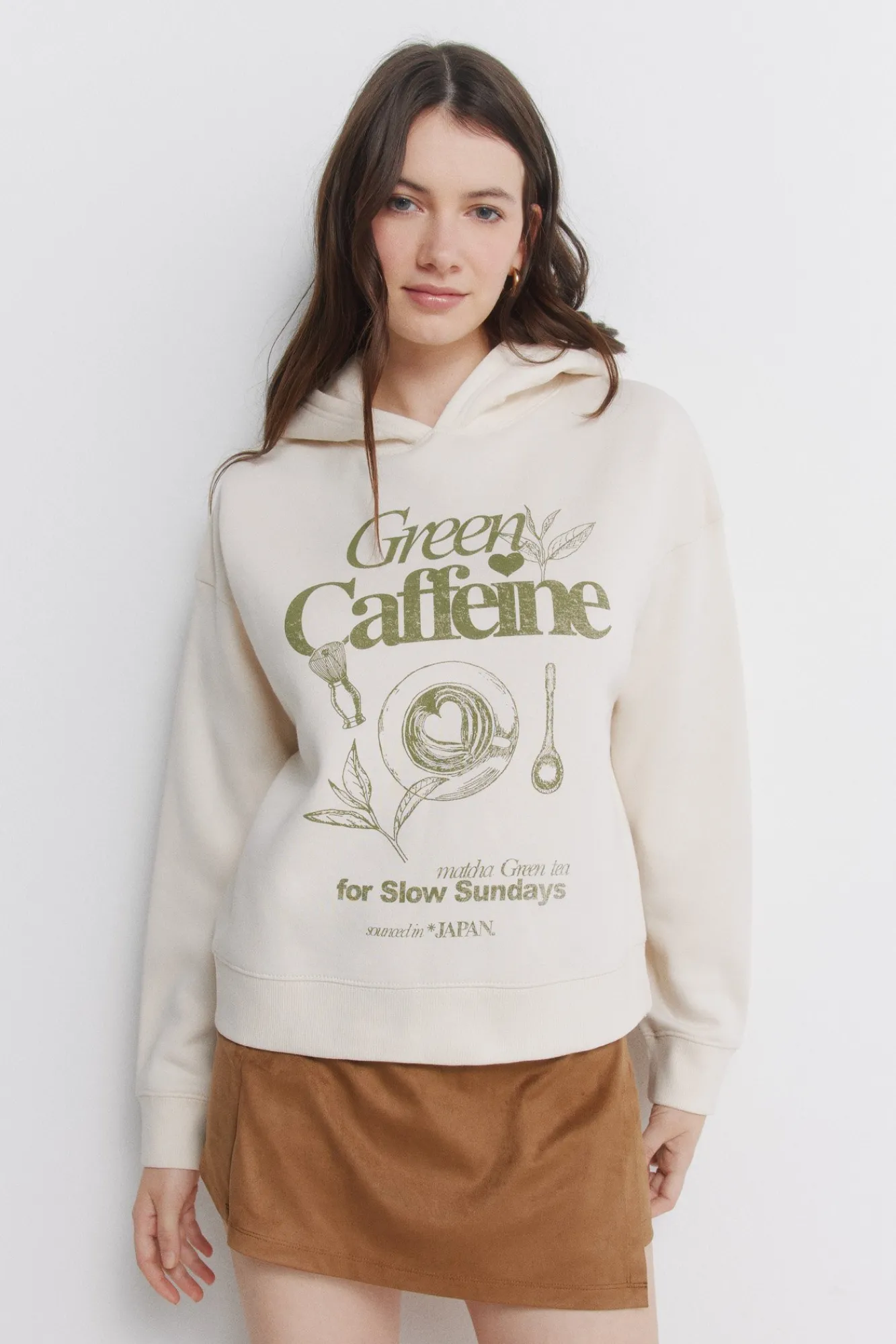 Outlet Springfield Sweat-shirt à capuche marron