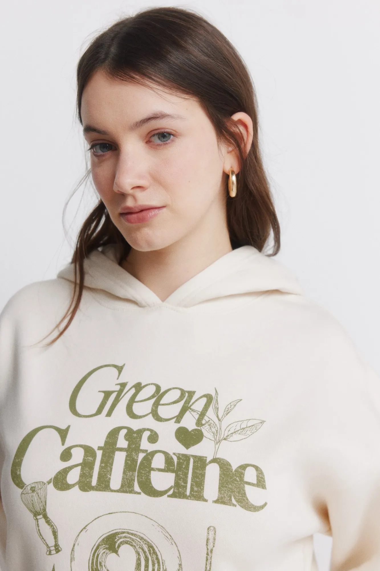 Outlet Springfield Sweat-shirt à capuche marron