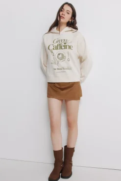 Outlet Springfield Sweat-shirt à capuche marron