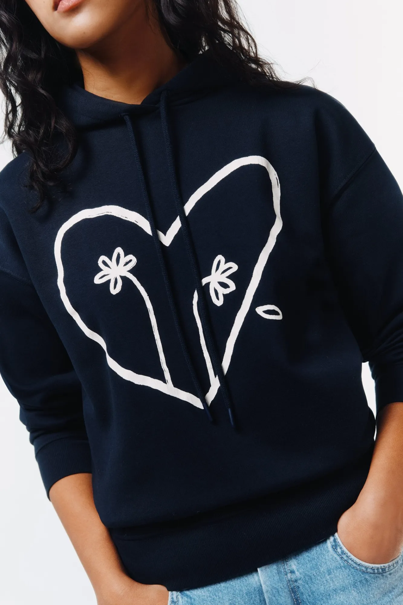Clearance Springfield Sweat-shirt à deux fleurs noir