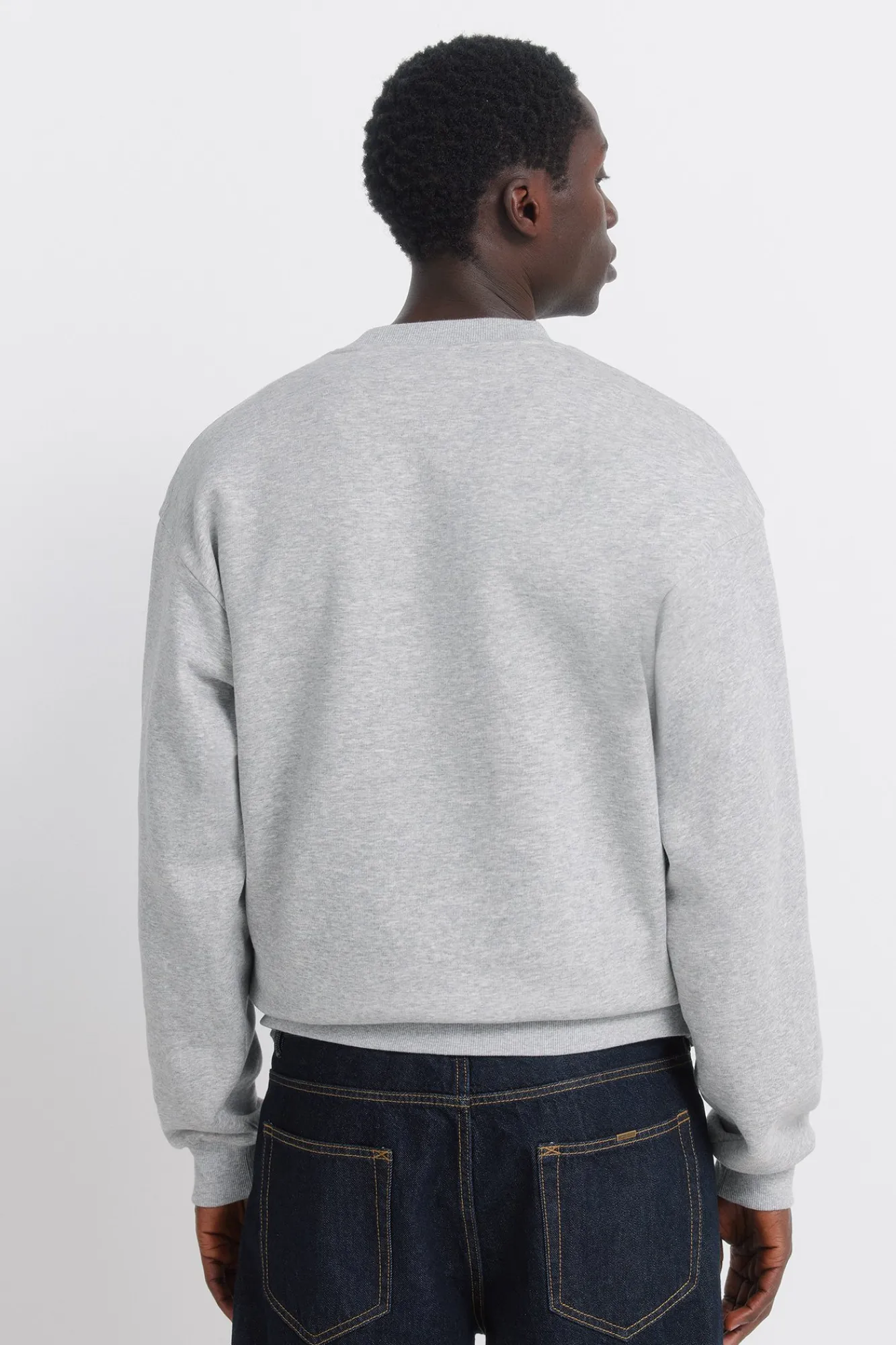 Sale Springfield Sweat-shirt à écusson gris