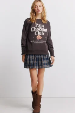 Outlet Springfield Sweat-shirt Café bohème nude