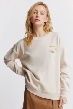 Clearance Springfield Sweat-shirt Café boheme marron