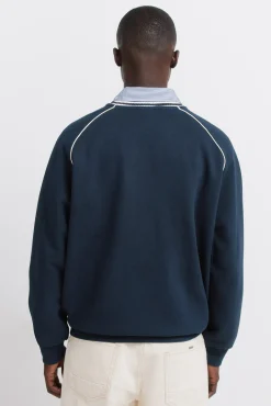 Sale Springfield Sweat-shirt col en V Legend bleu