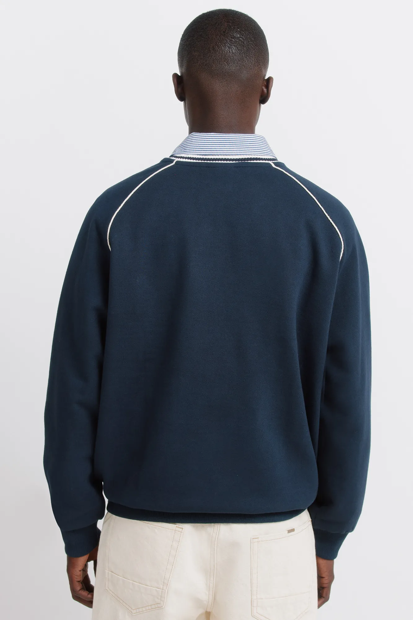 Sale Springfield Sweat-shirt col en V Legend bleu