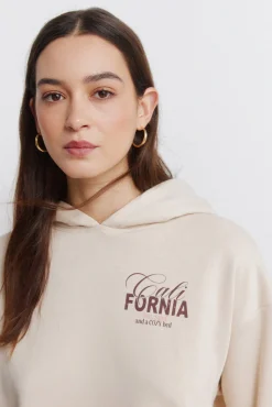 Springfield sweat-shirt &laquo; Californie &raquo; marron