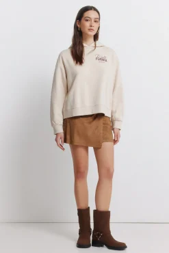 Springfield sweat-shirt « Californie » marron