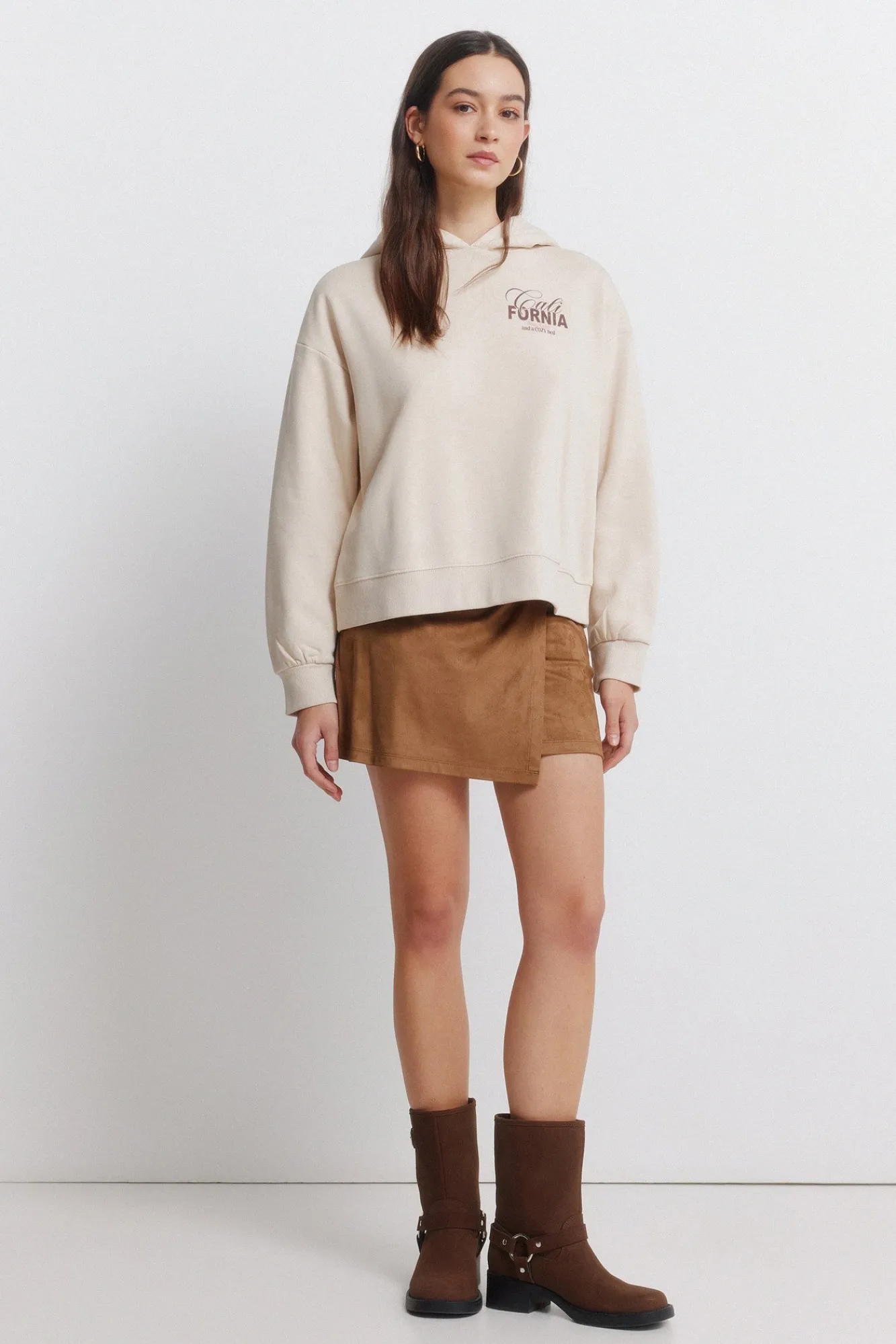 Springfield sweat-shirt « Californie » marron