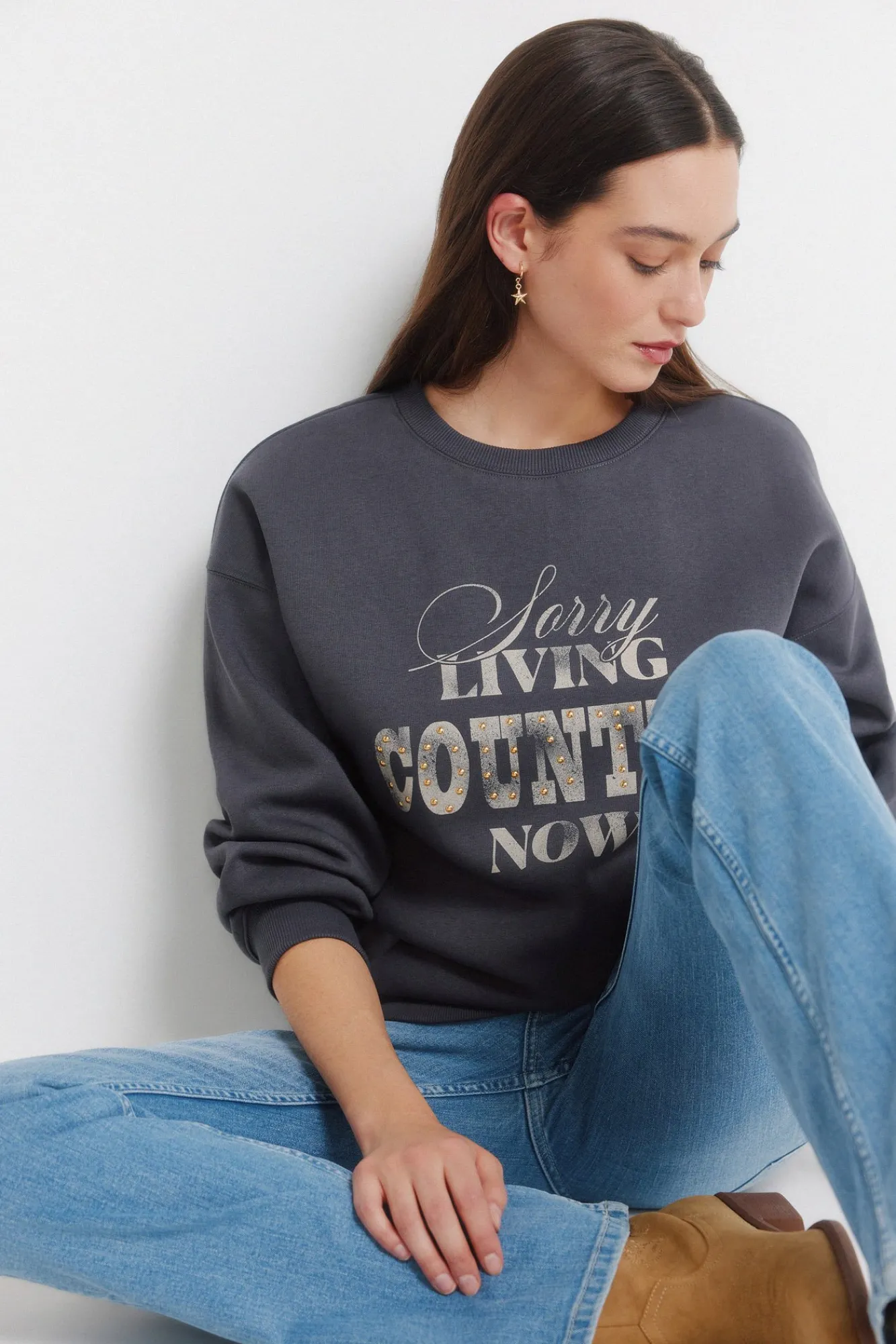 Springfield sweat-shirt « Country » gris