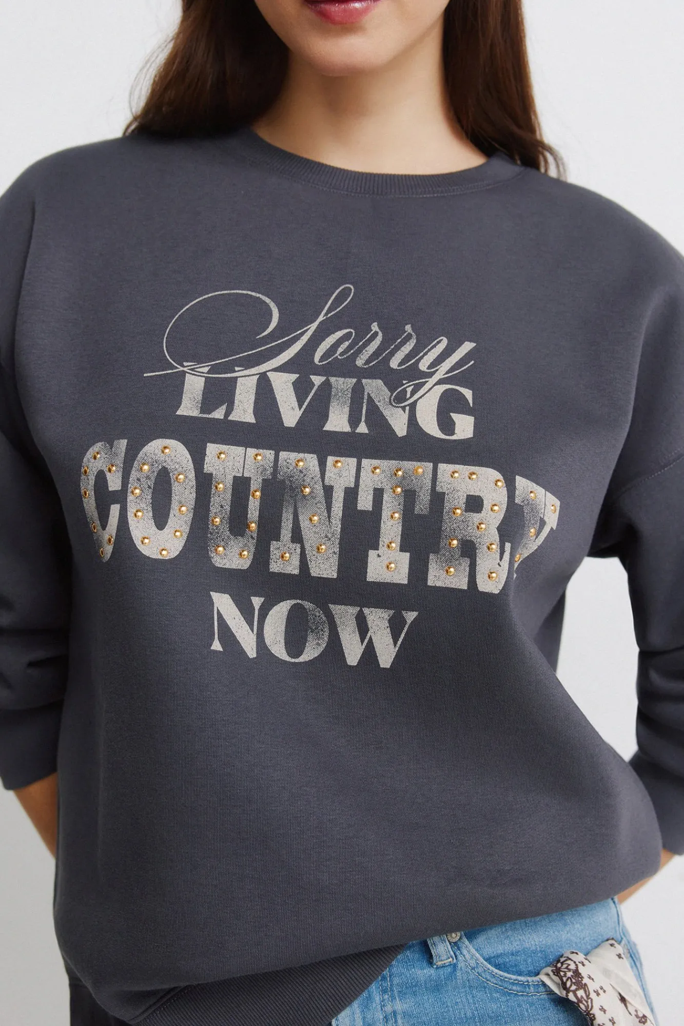 Springfield sweat-shirt « Country » gris