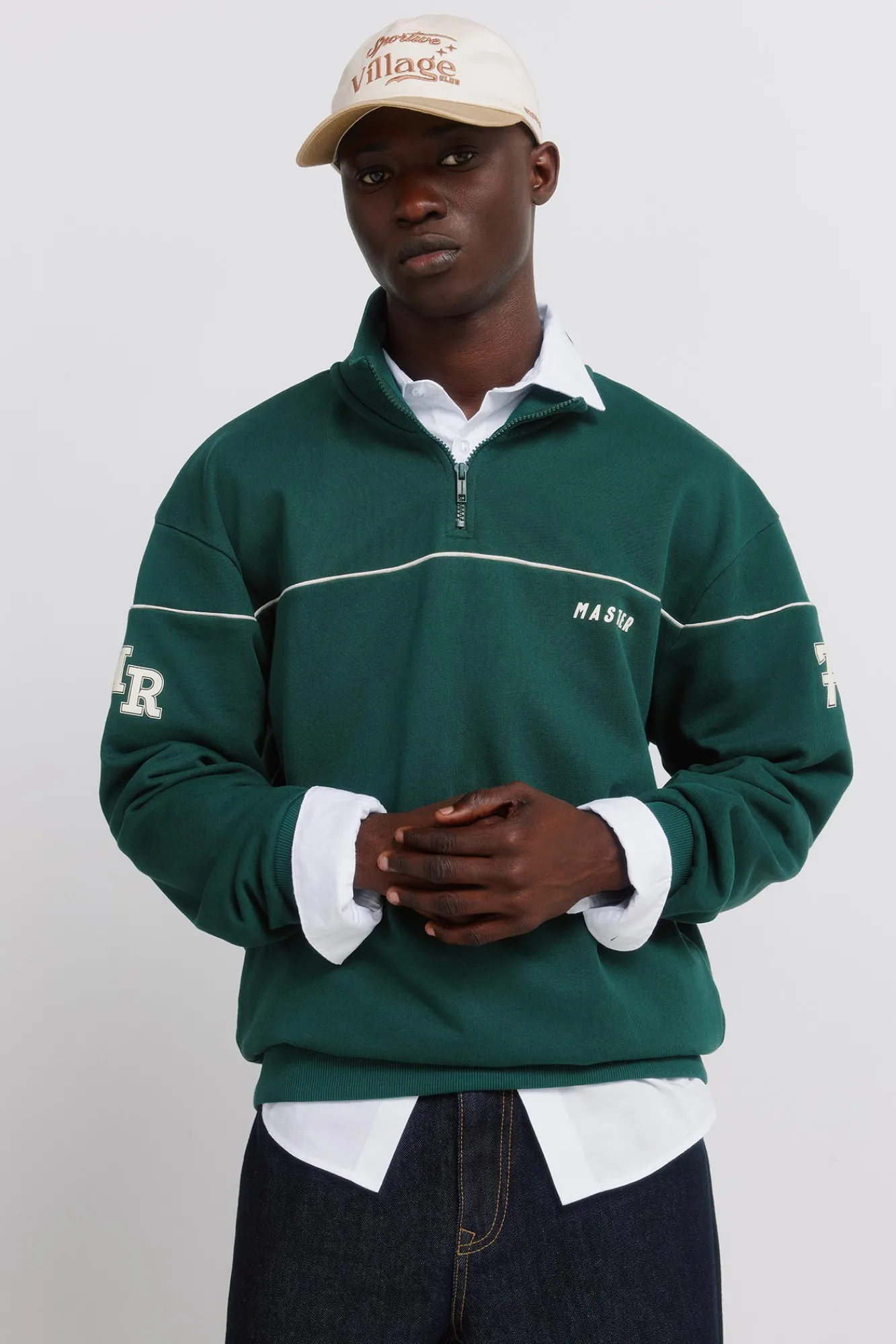 Sale Springfield Sweat-shirt passepoilé 78 vert