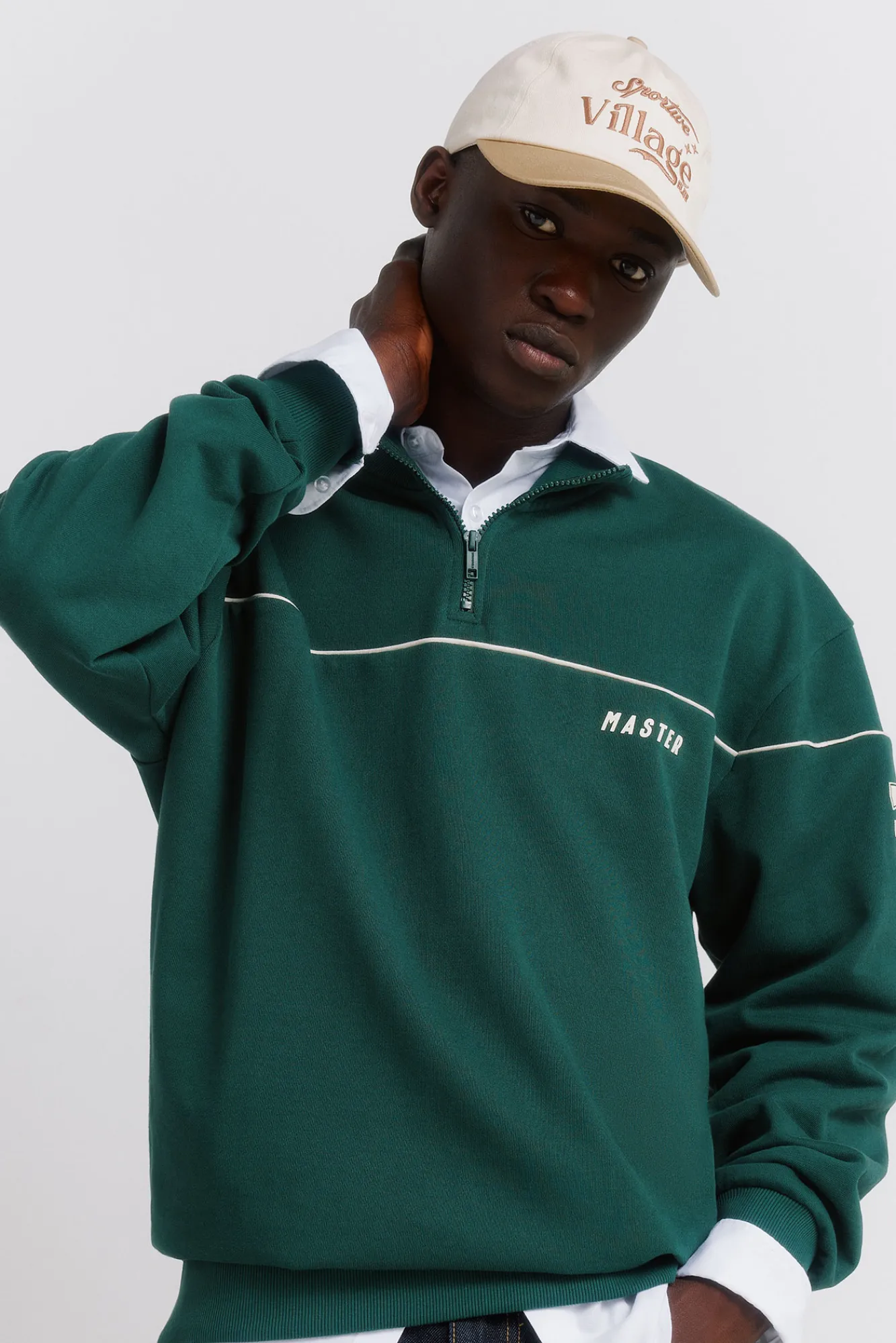 Sale Springfield Sweat-shirt passepoilé 78 vert