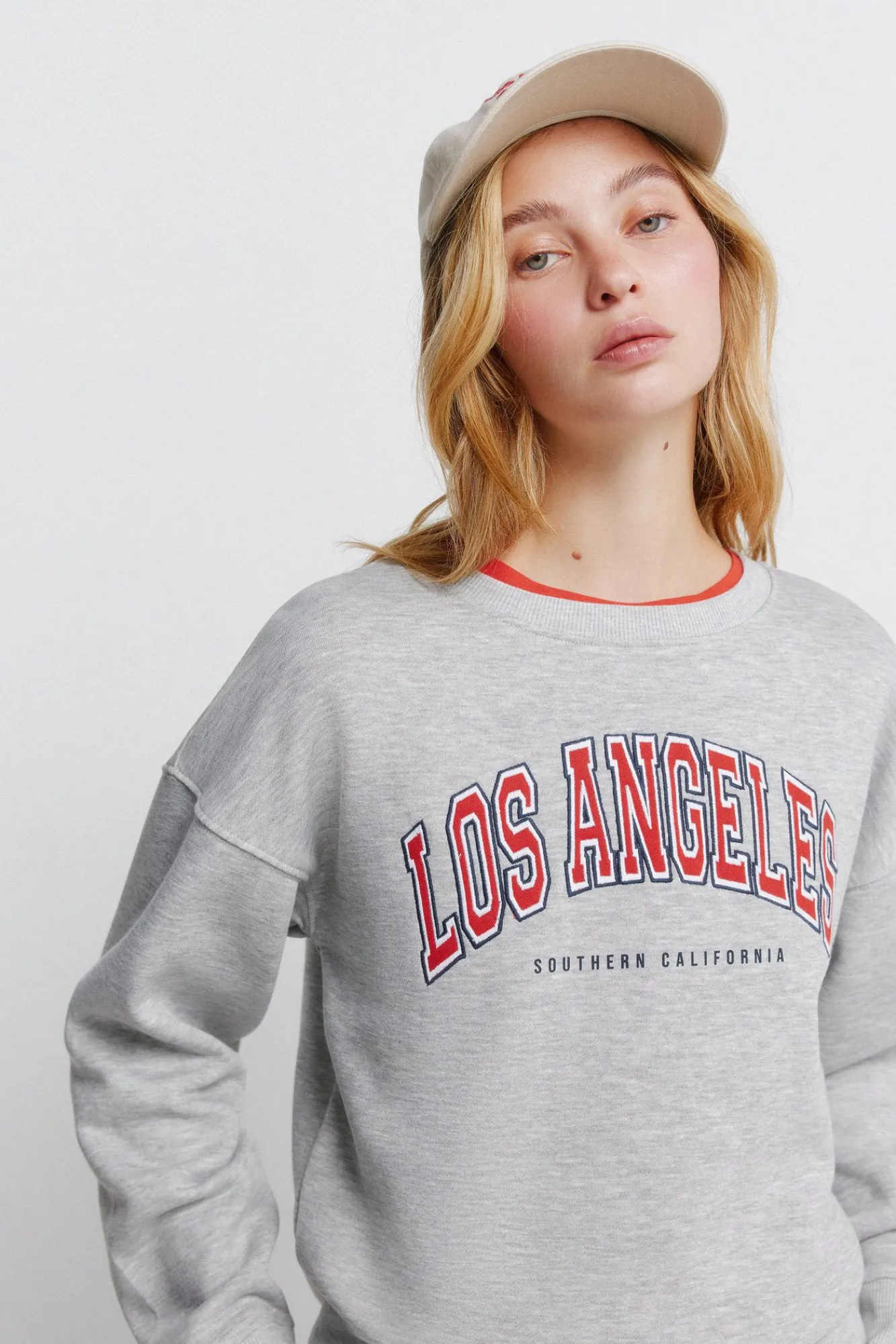 Online Springfield Sweat-shirt " Los Angeles" gris