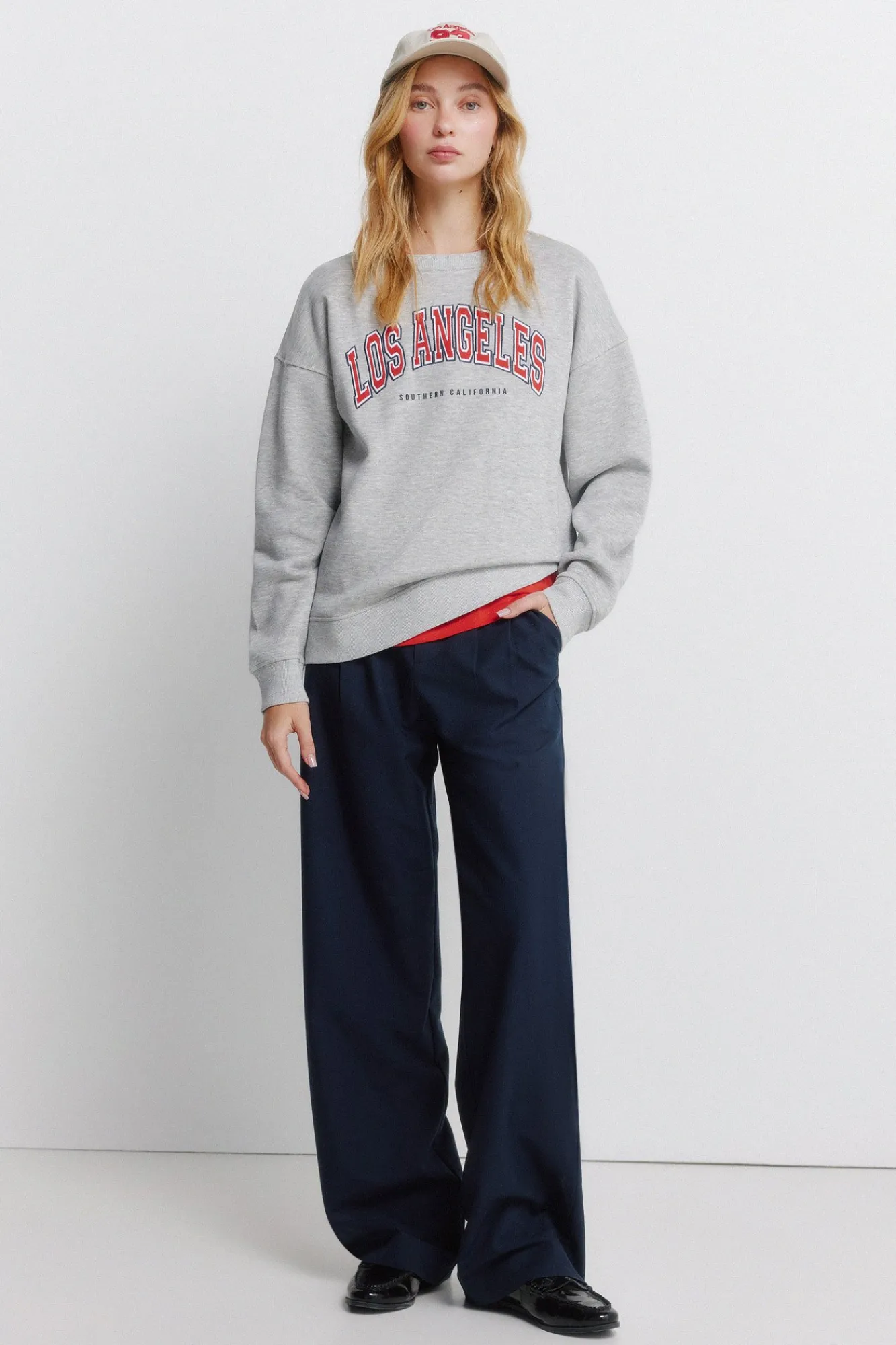 Online Springfield Sweat-shirt " Los Angeles" gris
