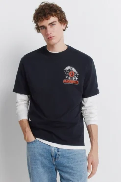 Discount Springfield T-shirt Aerosmith bleu
