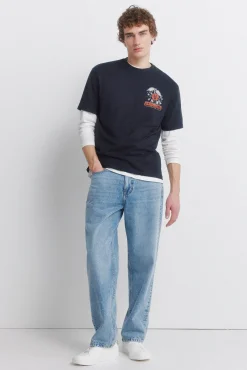 Discount Springfield T-shirt Aerosmith bleu