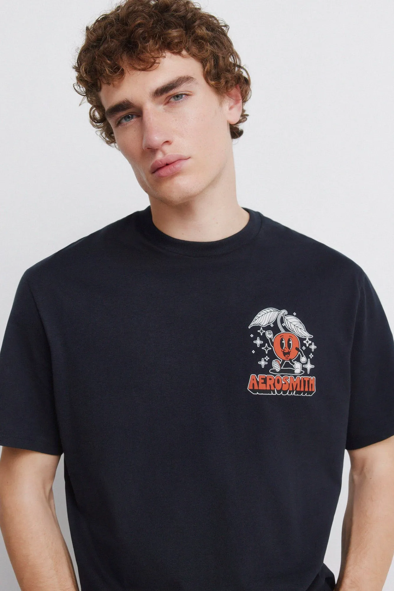 Discount Springfield T-shirt Aerosmith bleu